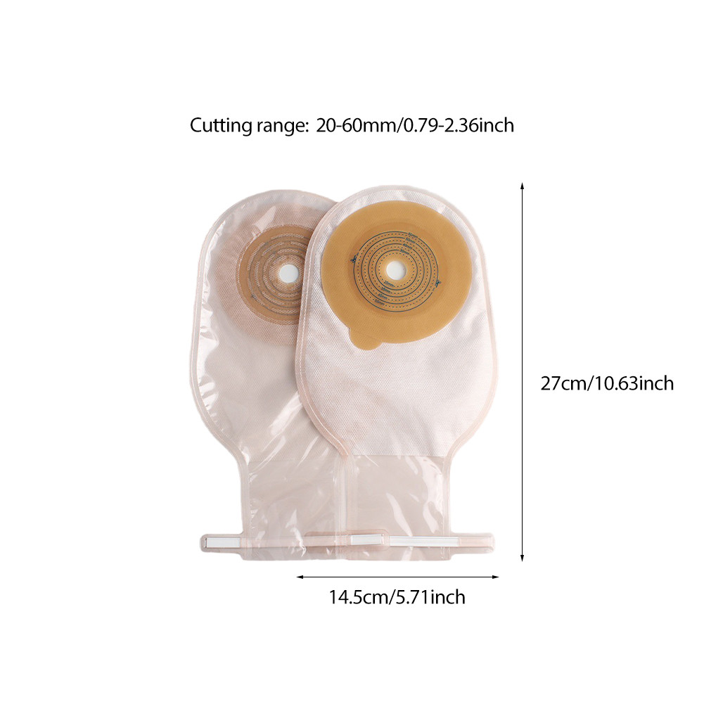 TH จัดส่งจากประเทศไทย ถุงเก็บอุจจาระ ถุงอึแบบชิ้นเดียว ขนาด 20-60มม. Colostomy Bag - รูปที่ 4