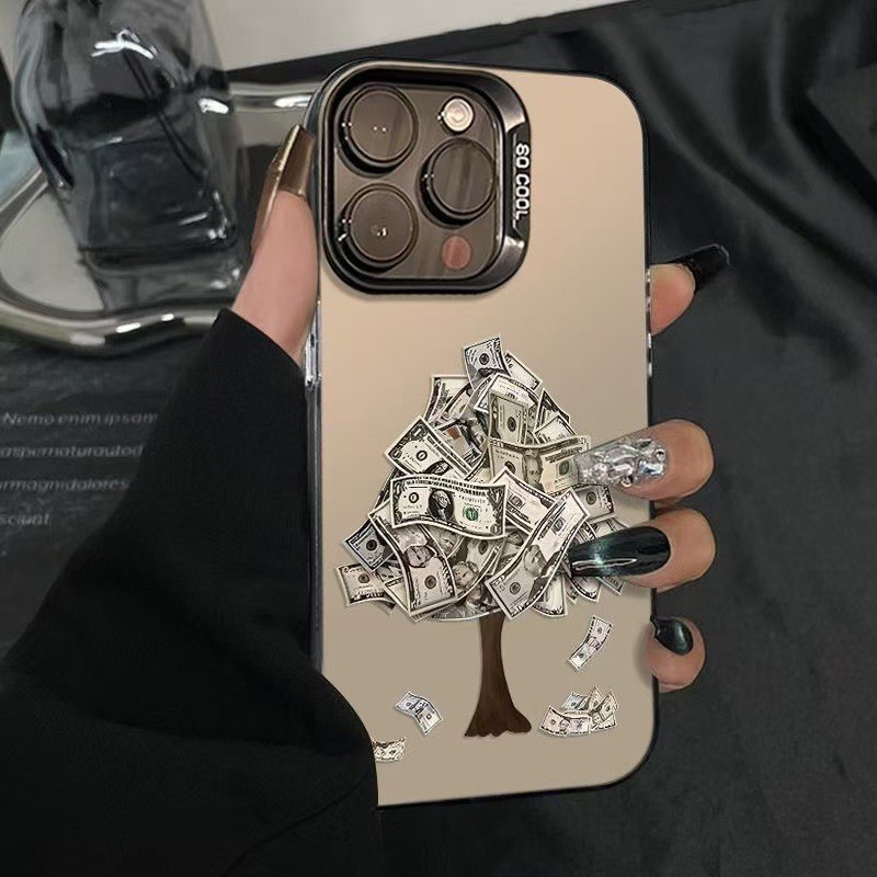 8 ️ ⃣ ต้นไม้เงินเหมาะสําหรับเคสโทรศัพท์ Apple 14Promax iPhone15plus Fortune Tree 16 US Dollars131725