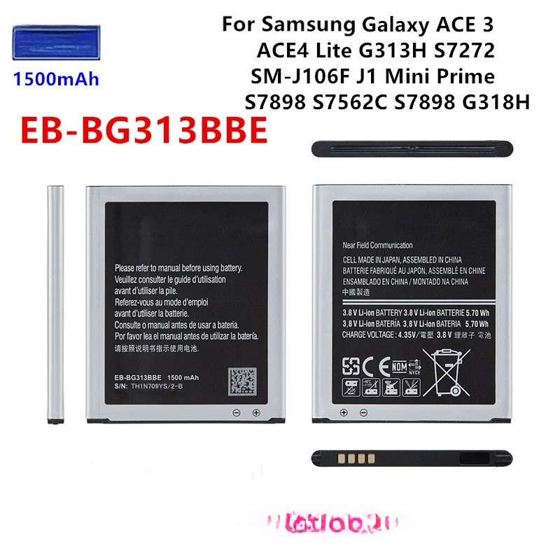 Brand New EB-BG313BBE 1500mAh Battery For Samsung Galaxy Trend 2 ACE 3 ACE4 Lite G313H S7272 J1 Mini
