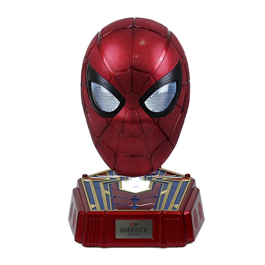 Marvel หมวก Marvel Iron Spider ขนาด 1:1 พร้อมลำโพงบลูทูธ (#2