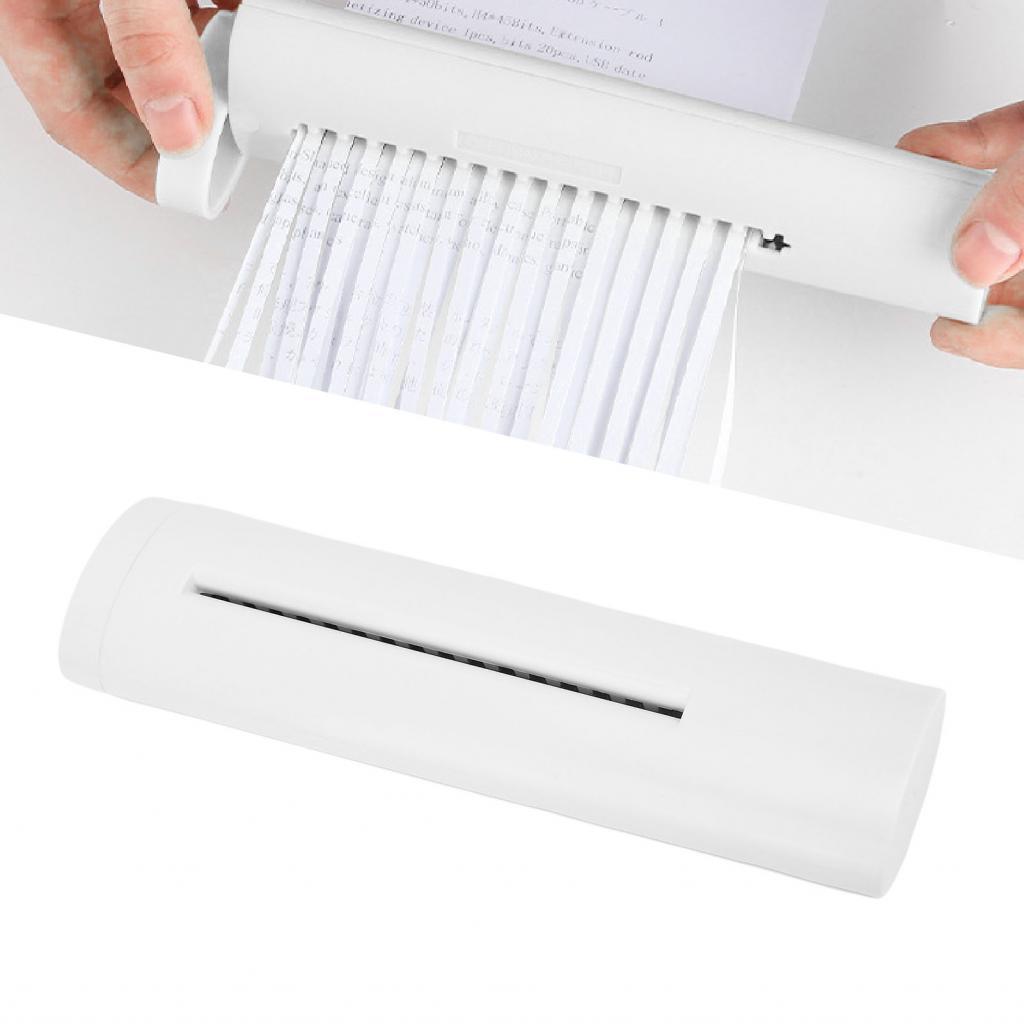Ukendh YUYTE Handy Paper Shredder แบบพกพาคู่มือเอกสารเครื่องมือตัดสําหรับ A4 A6 กระดาษขนาด : W 7.2 x