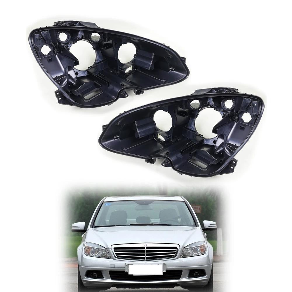 สําหรับ Mercedes Benz W204 C Class C180 C200 C260 C300 2008 - 2010 ไฟหน้ารถ Back House ไฟหน้าฐานที่อ