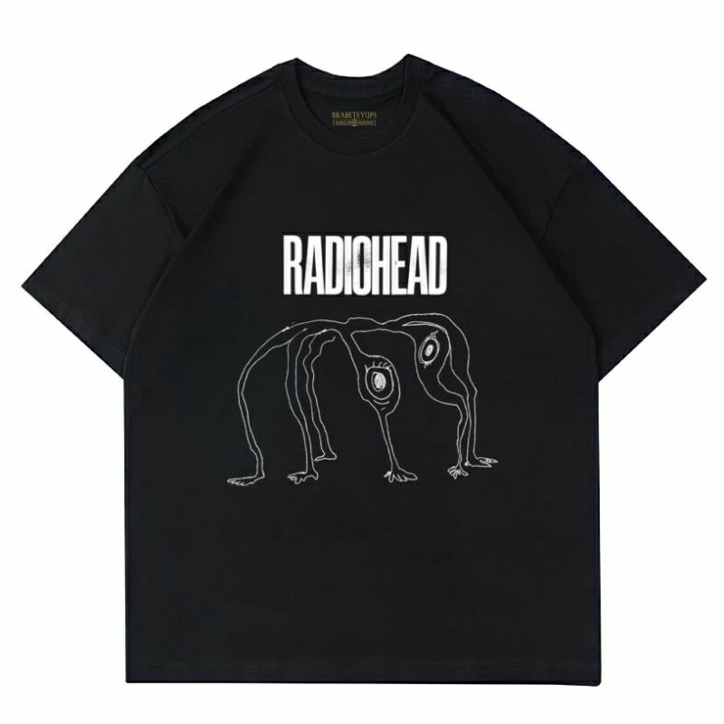 RADIOHEAD BAND เสื้อยืดผู้ชายผู้หญิง DEATH METAL PUNK ROCK HARDCORE CLOTHES
