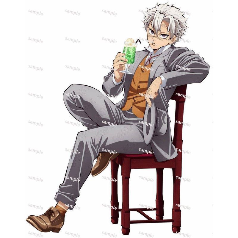 Demon Slayer/Muichiro/Sanemi/Giyu/Demon Slayer โฮมเมดอะนิเมะ Merchanted ขาตั้งเดสก์ท็อปตกแต่ง/grrw