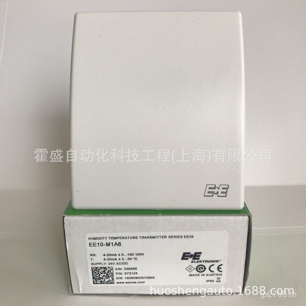 เซ็นเซอร์ 4-20MA ความชื้นอุณหภูมิ Yijiayi ติดผนัง E + ความชื้นอุณหภูมิ EE10-M1A6E ของแท้ 2M5R