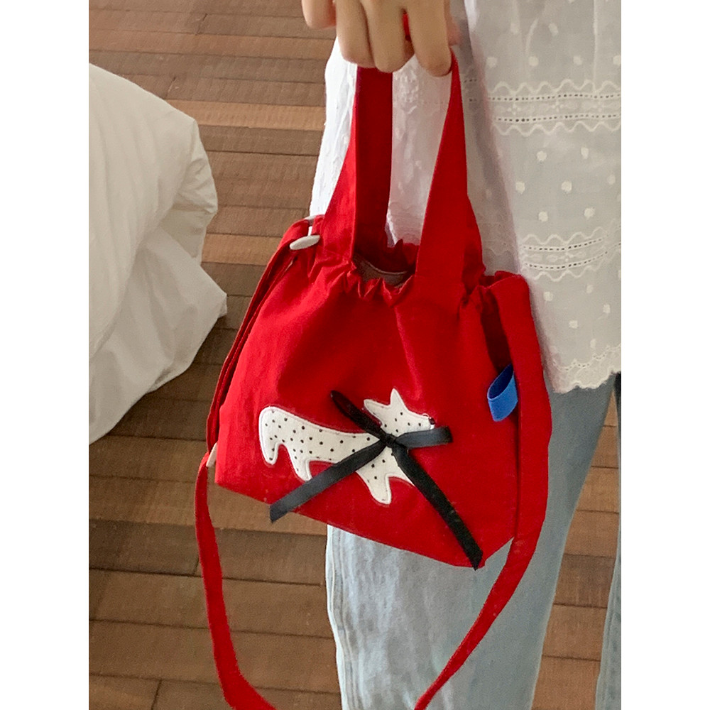 Thailand Lyn Designer กระเป๋าสะพายข้างขนาดเล็กสไตล์เกาหลี น่ารักสำหรับผู้หญิง พร้อมกล่องของขวัญ