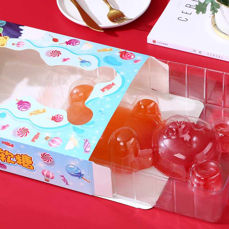 Influencer Gummy Bear Gummy Bear Gift Box Version 1kg Influencer Zero Gummy Gummy Food Halloween Gif