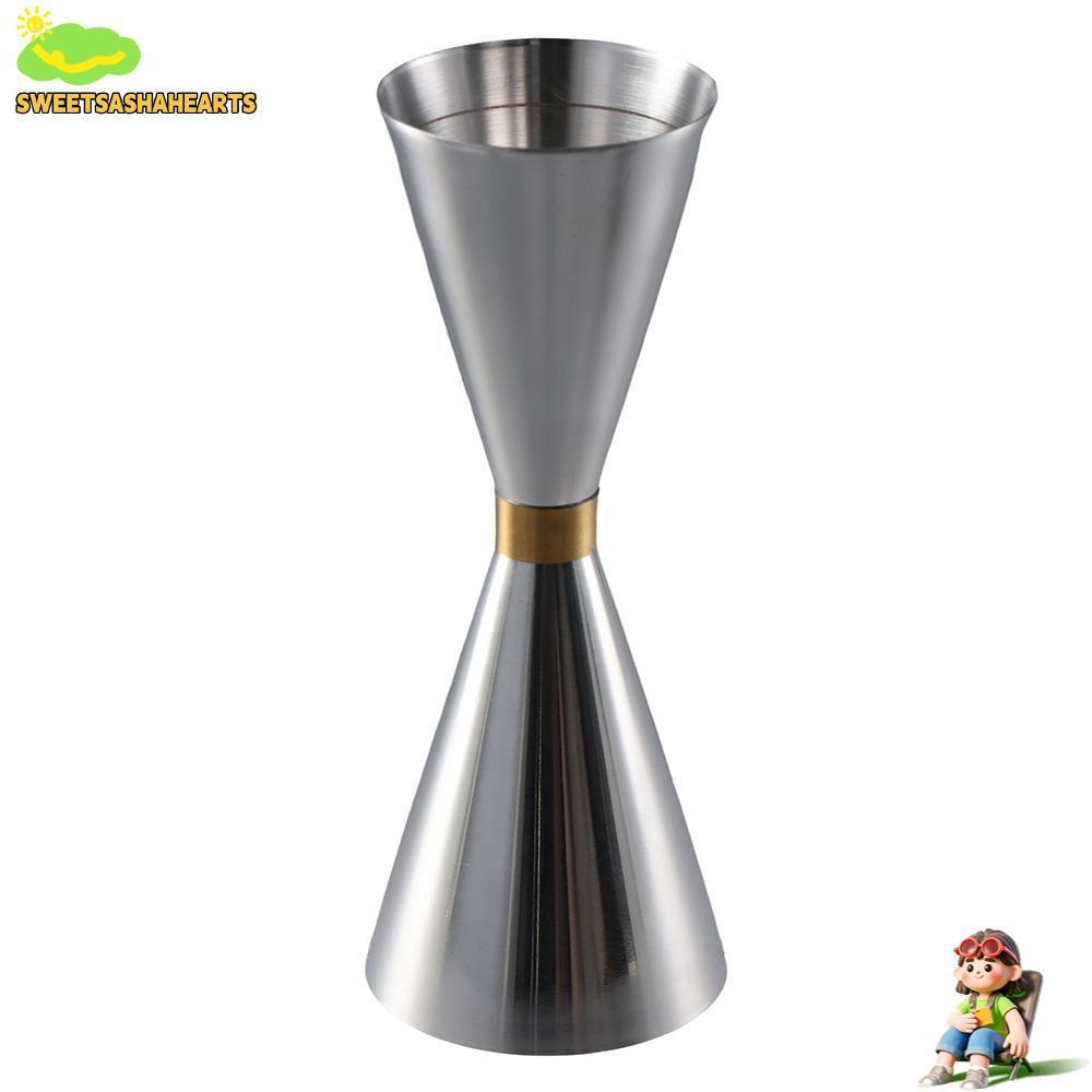 SWEETSASHA Double Cocktail Jigger, การวัดภายใน Shot Bar วัด Jigger, วัด OZ/ML แท่งสแตนเลส Jigger Hom