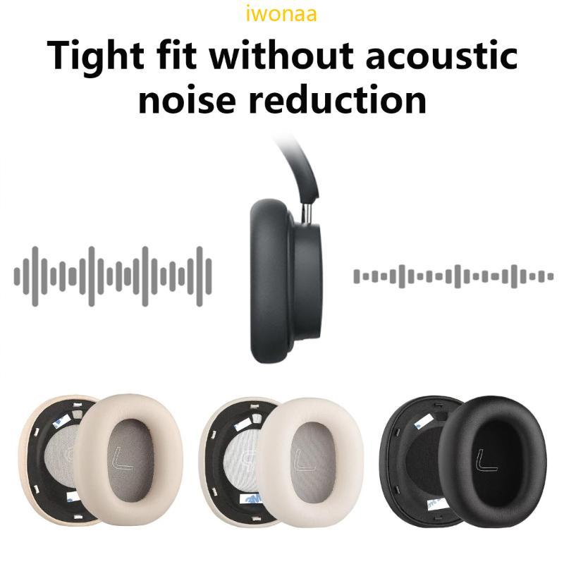 Iwo แผ่นรองหูฟังหนังโปรตีนสําหรับหูฟัง WH950NB LS880NB