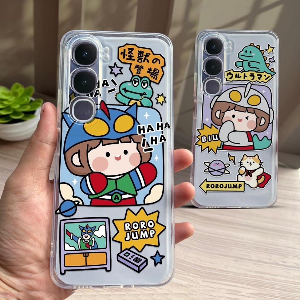 HP Continuous Softcase สําหรับ Vivo Y21D V60 Lite Y38 V30 Pro V29 การ์ตูน Motif เคสโทรศัพท์ - KT9
