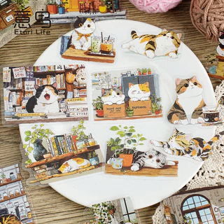 15 ชิ้น Kawaii แมวสติกเกอร์สําหรับ Journaling น่ารักหวานการ์ตูนโปร่งใส Collage Scrapbooking อุปกรณ์สติกเกอร์รูปลอกสําหรับ Junk Journal การ์ด DIY ศิลปะหัตถกรรม