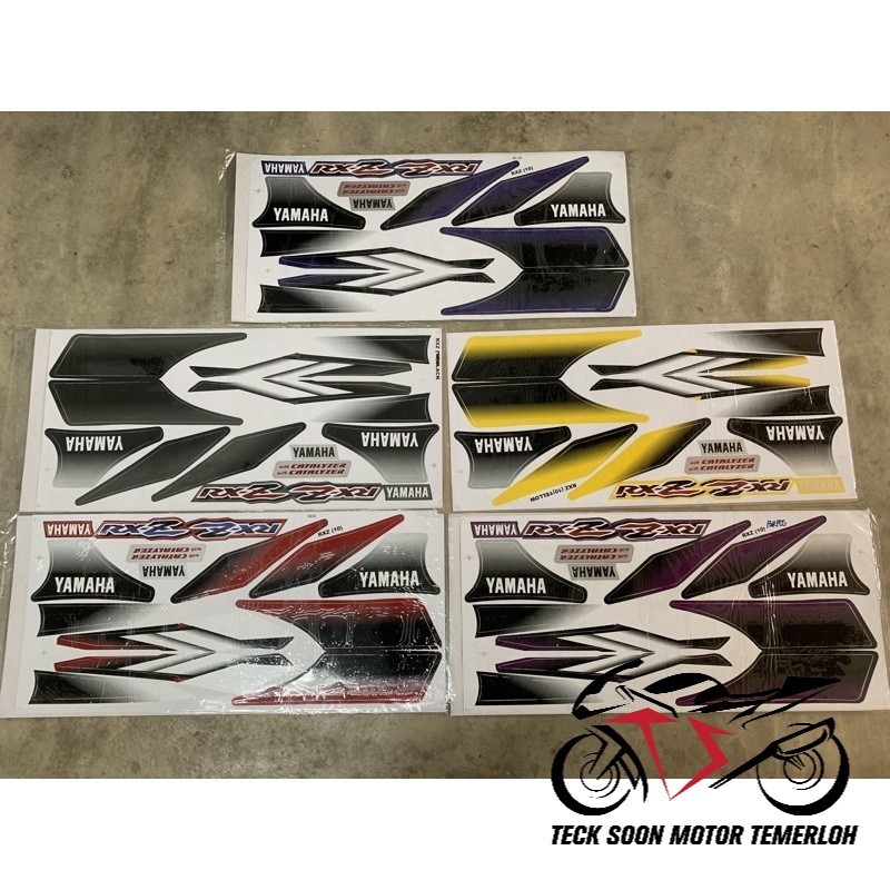 สติ๊กเกอร์ BODY STRIPE COVERSET (10) RXZ135 RXZ 135