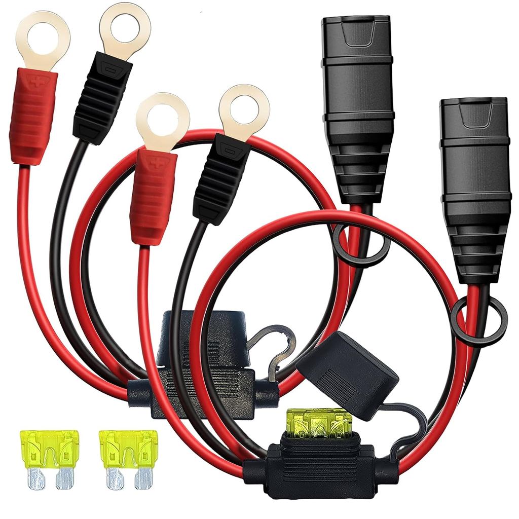 2 แพ็ค GC002 X-Connect เหมาะสําหรับอุปกรณ์เสริมชาร์จแบตเตอรี่ NOCO,M6 (1/4in) XL เทอร์มินัลตาไก่,แบต