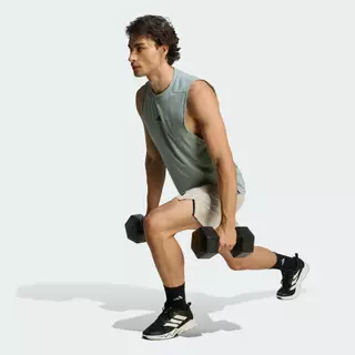 adidas Gym & Training กางเกงออกกำลังกายขาสั้น Designed for Training ผู้ชาย สีเบจ KA7283
