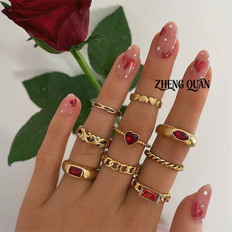 Vintage Geometric Conch Pearl ชุดเครื่องประดับทรงเรขาคณิตและหัวใจ สไตล์โบฮีเมียนสำหรับผู้หญิง เหมาะสำหรับเทศกาลและเป็นของขวัญ