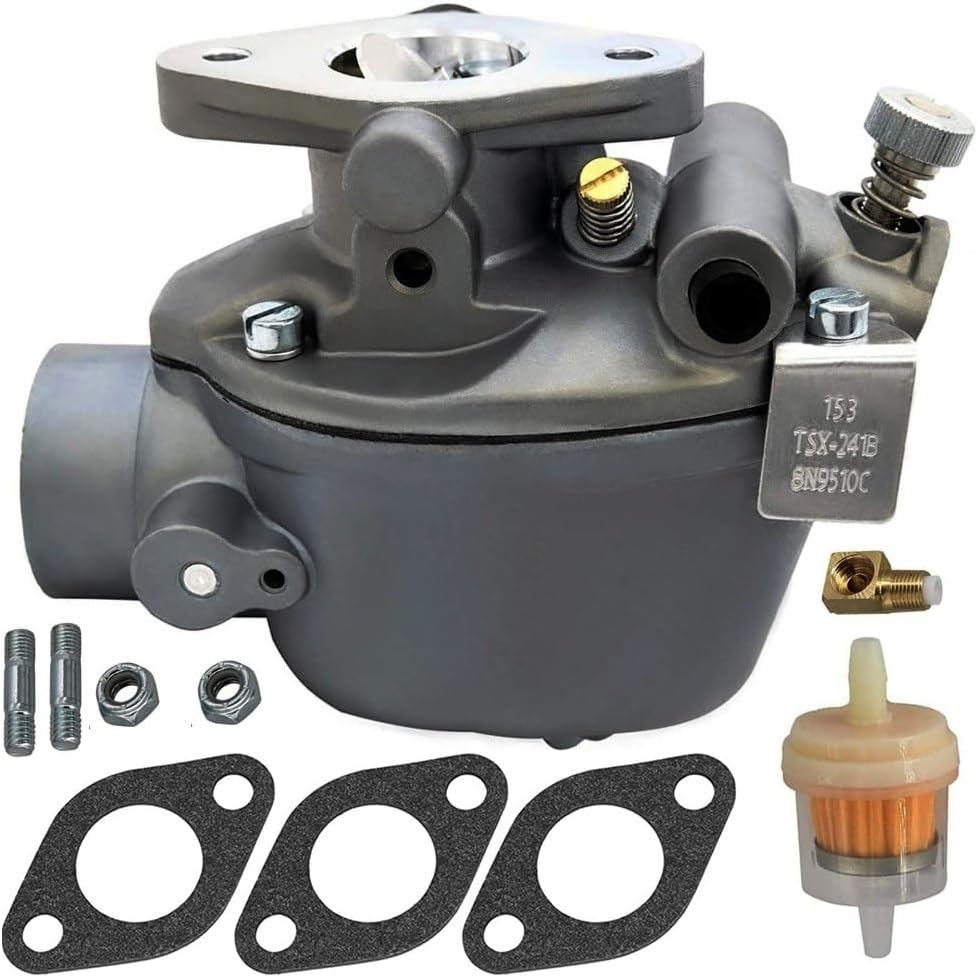 คาร์บูเรเตอร์สําหรับรถแทรกเตอร์ Ford 2N 8N 9N Heavy Duty 8N9510C 9N9510A B3NN9510A TSX241A TSX241B T