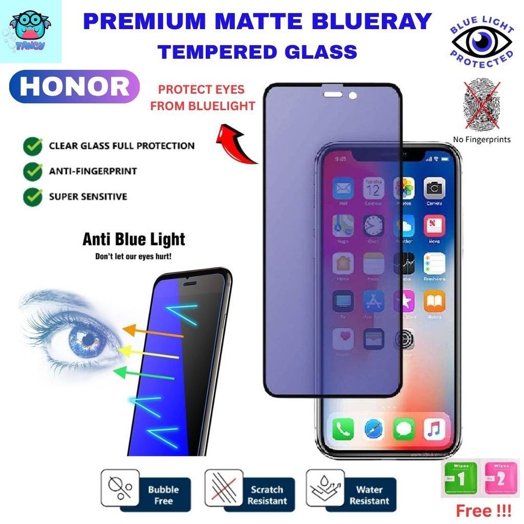 [Blueray] Honor X9D,400Lite,X7D,90Lite,400Smart,400,200Lite,200Smart,X8B Premium Tempered Glass Scre