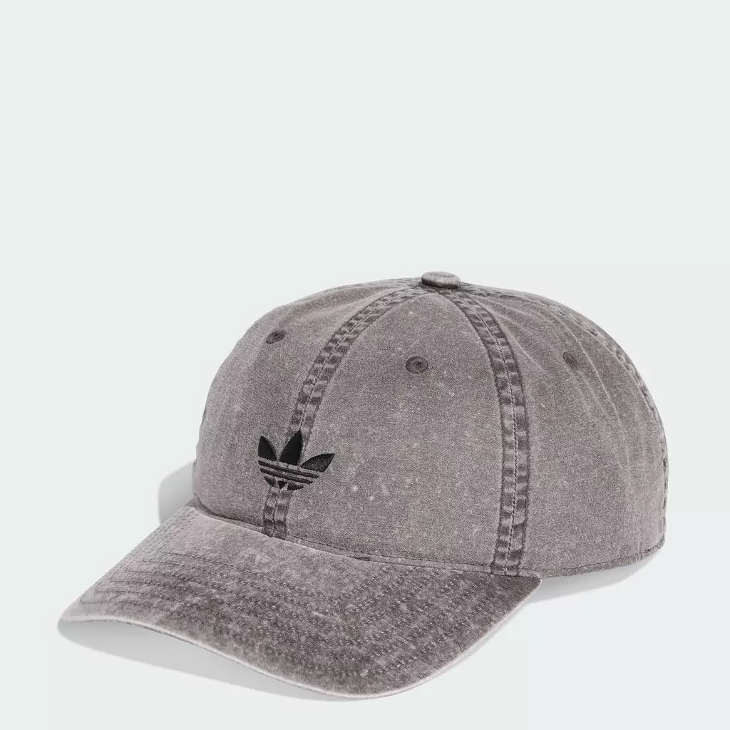 adidas ไลฟ์สไตล์ หมวกเบสบอลฟอกสี Unisex สีดำ KE0856