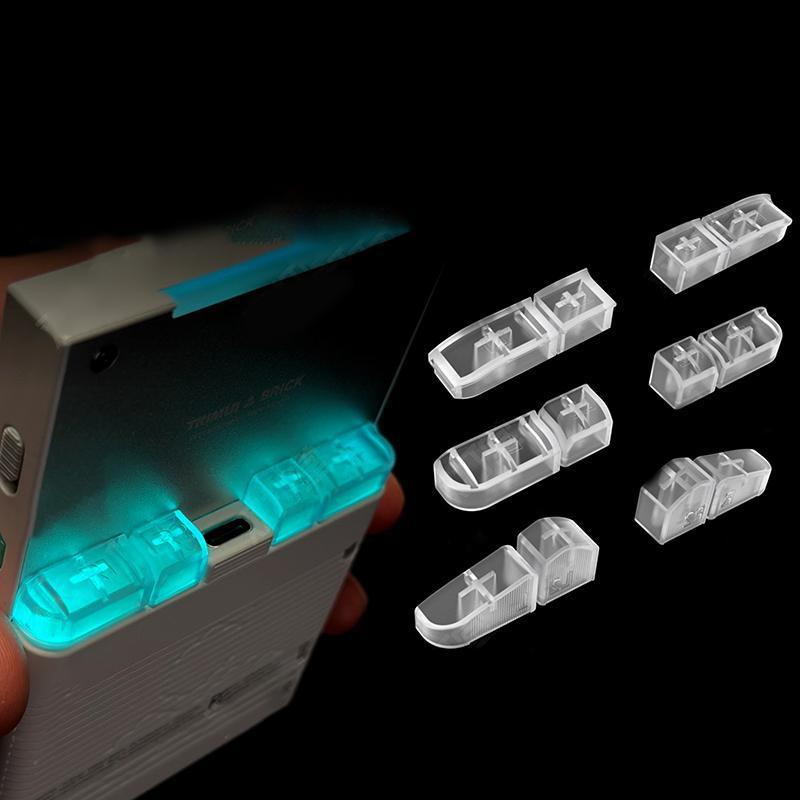 LNTH 1 ชุดโปร่งแสงกลับ Keycapsbo สําหรับ TRIMUI BRICK เกมอุปกรณ์เสริม HOT