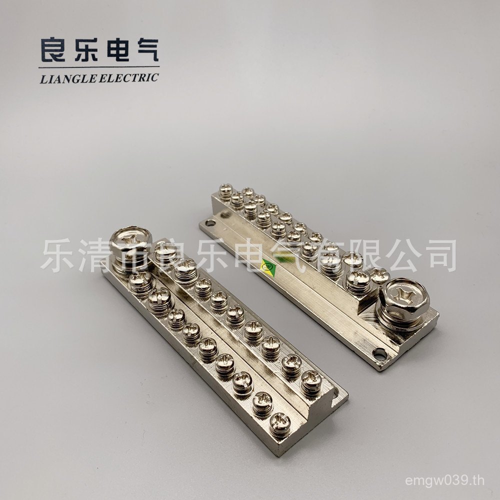 Grounding แถวประเภท Music Zero แถวสินค้า + แถวทองแดง + 10 Grounding JDG-C814M4 1M Terminal 4M6 กล่อง