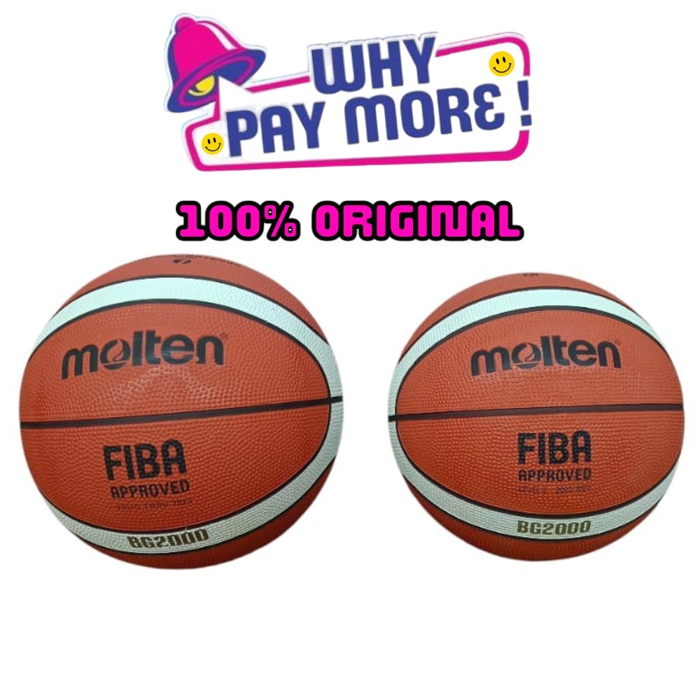 MOLTEN BG2000 ลูกบาสเก็ตบอลไซส์อย่างเป็นทางการ SIZE 5 SIZE 7
