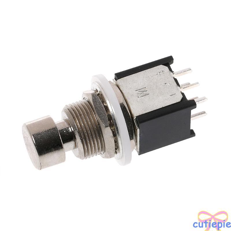 Cutie DPDT Momentary On Foot Switch เอฟเฟกต์กีตาร์เหยียบกล่องโลหะ Stomp