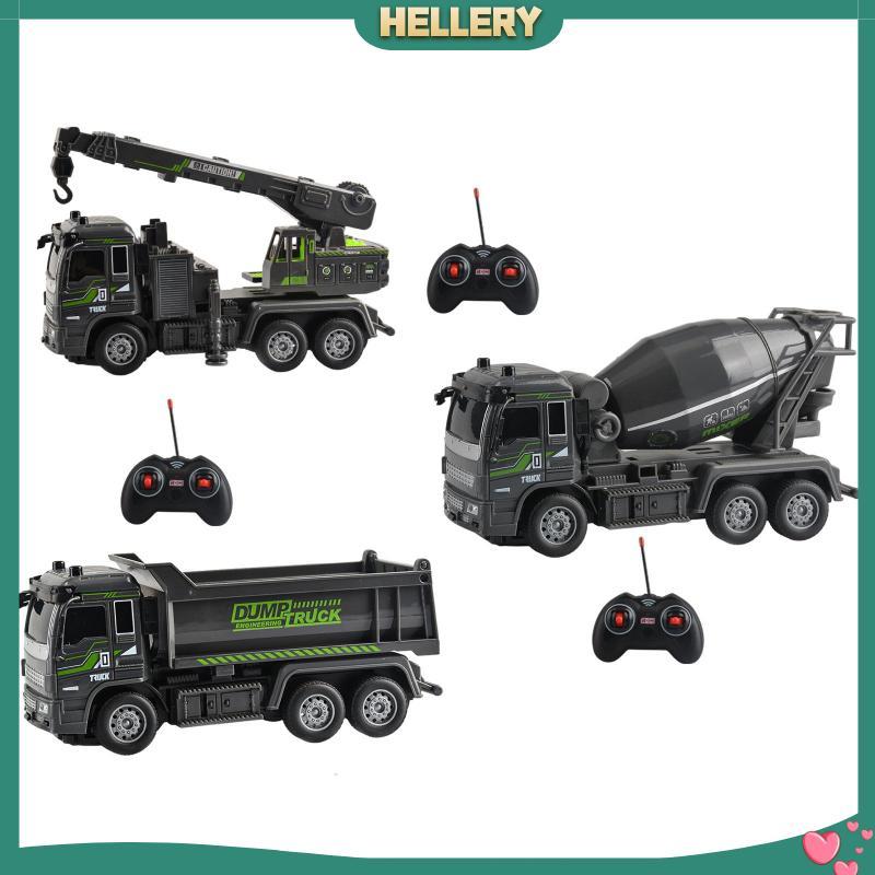 [HelleryPH] 1:32 RC Engineering Truck Electric Construction Model Toy Car 6WD Birthday RC Engineerin