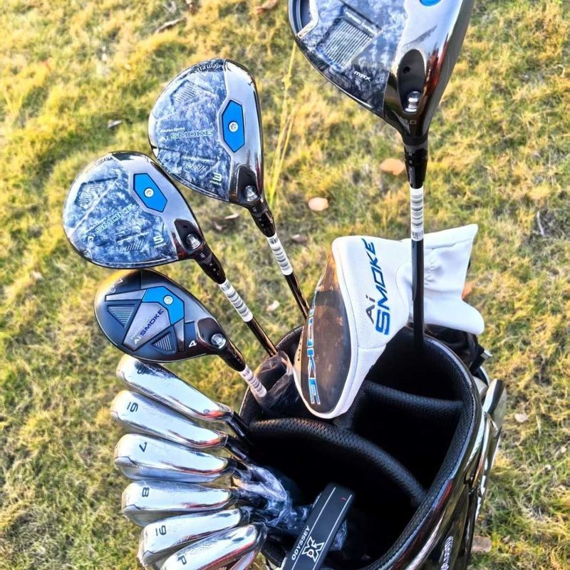 AISmoke Magic Fan สไตล์ใหม่ 3 ไม้ 6 Iron Push Golf Club Set สินค้าที่ต้องมี