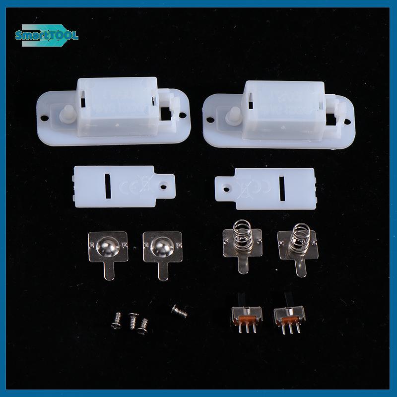 UTZN> 10Set AG13/LR44 Battery Case With Switch Case 3V 4.5V Gift Player Batterypartment With Battery