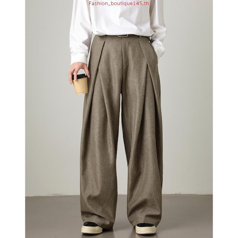 Orbit Wide Pants กางเกงขากว้างทรงกระบอกใหญ่