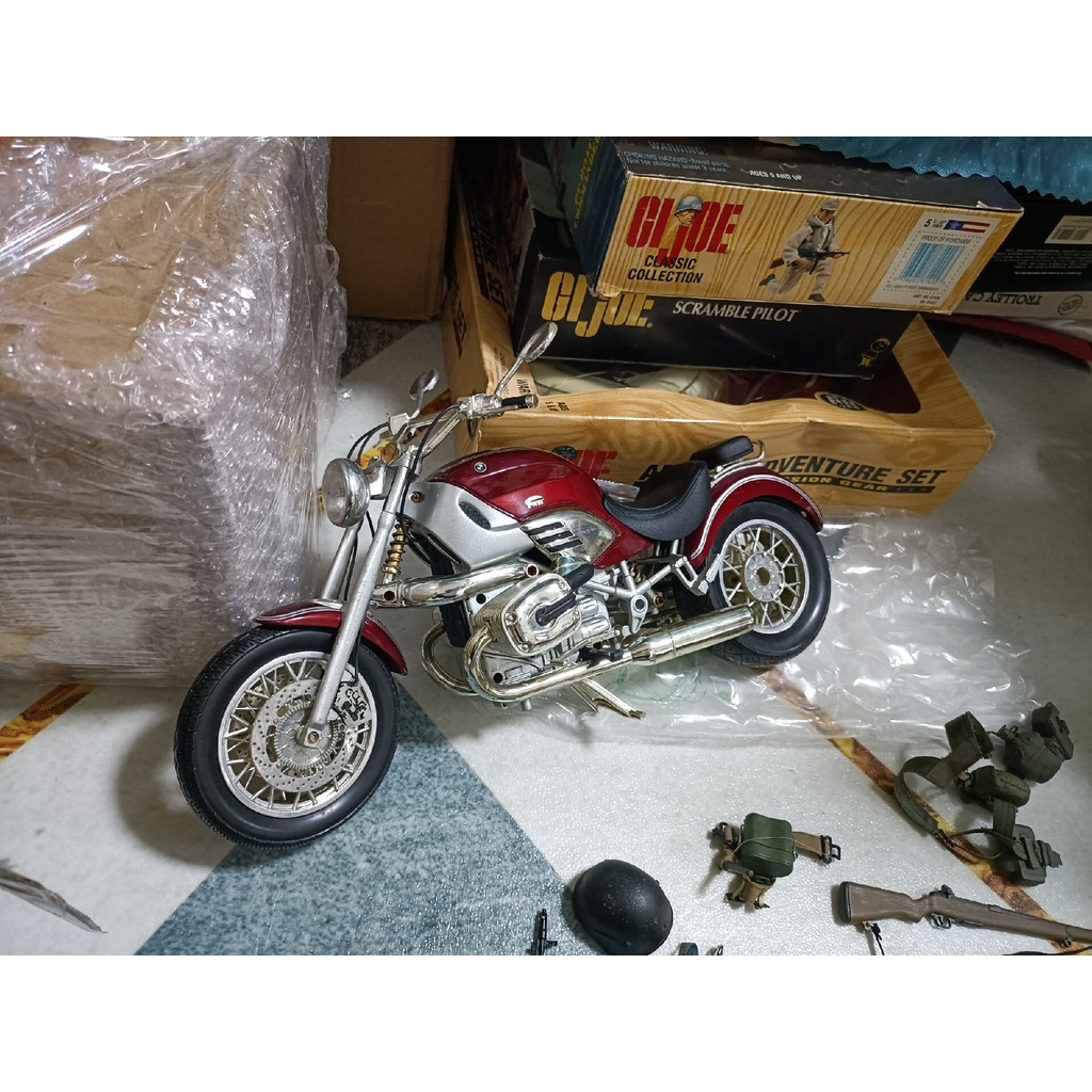 Out of Print BMW BMW R1200C 1/6 บางส่วนเล็กน้อยสนิมด้านหลังหายไปชิ้นส่วนราคาถูก