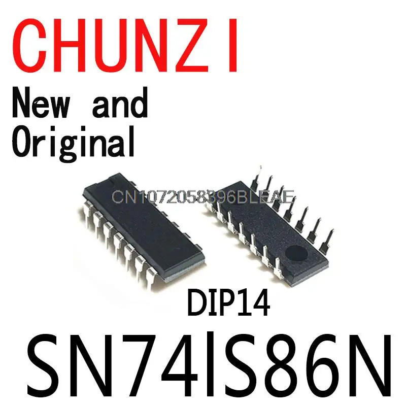 100PCS ใหม่และต้นฉบับ DIP14 SN74lS86 74lS86N 74lS86 DIP แบบบูรณาการ IC SN74lS86N ในสต็อก QQSN