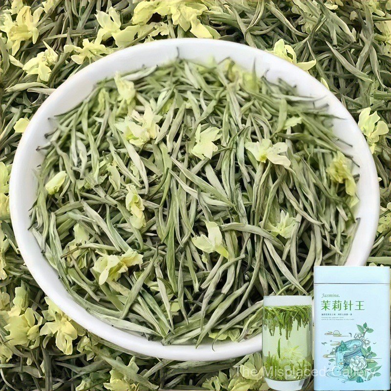 ชามะลิ 2025 ชาใหม่เสฉวน Mengding Birding Tongue ชาเขียวจํานวนมาก เข็มเงินสีขาว เข็มทอง Bitan Piaoxue