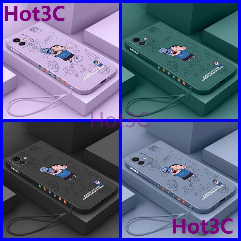 เคส For Samsung A04 / Samsung A04e / Samsung M13 5G / M04 tpu KLXX ซิลิโคนเหลวคู่เคสโทรศัพท์แบบนิ่ม