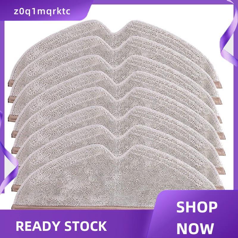 z0q1mqrktc Premium 8PCS ไมโครไฟเบอร์ Mop Cloth Pads สําหรับ, Q8, S5 Max, Q5 Pro, E4, E5, S5, S6, S6 