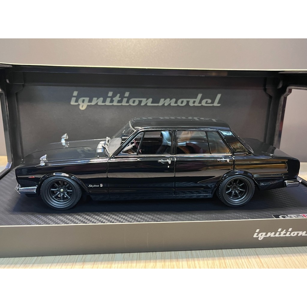 [สต๊อกพร้อม] 1/18 ig Nissan Skyline 2000 GTR PGC10 Black Black ig0765 Out-of-Print Thin Products Bra