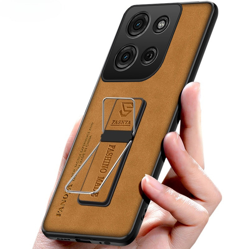 สําหรับ Moto G67 G57 กรณี Ultra-thin ผู้ถือแม่เหล็กหนังแกะกล้องป้องกัน Shock Absorption สําหรับ Moto