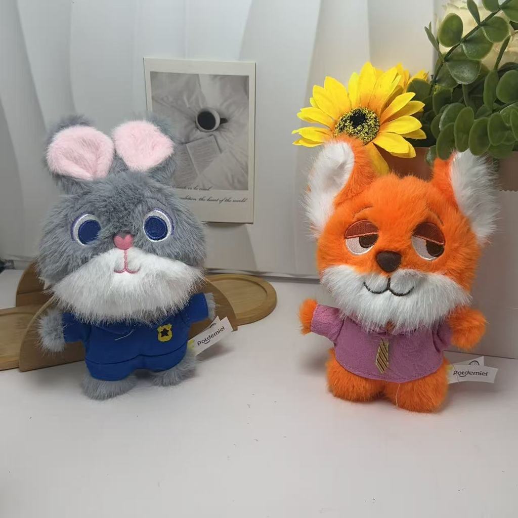 Q Version Fox Nick Doll Judy Doll Crazy Animal City Fox Plush Toy ของขวัญวันเกิดแฟน yy2512.1