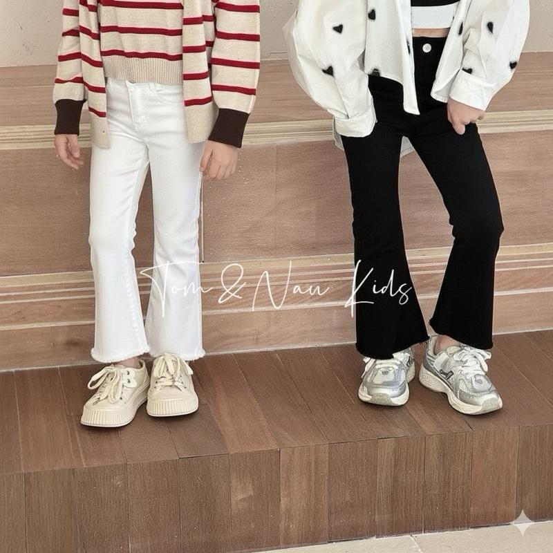 Q16-[tomnaukid] LOE Jeans สําหรับเด็กผู้หญิง ไซส์ 9-36Kg