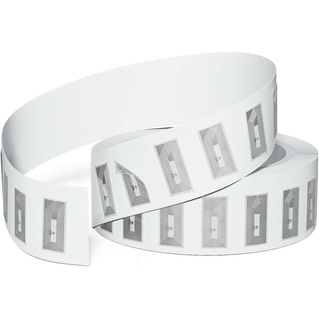 50 Pcs NFC Tags Sticker Waterproof NFC Stickers Clear NFC Stickers NTAG213 NFC Chip Micro NFC ，137 B