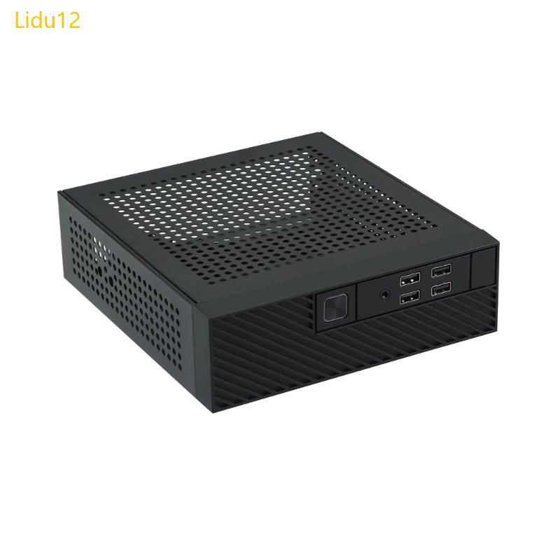 Lidu12 M10 Mini ITX HTPC แชสซีคอมพิวเตอร์เดสก์ท็อป HTPC กรอบเคสกระจายความร้อน