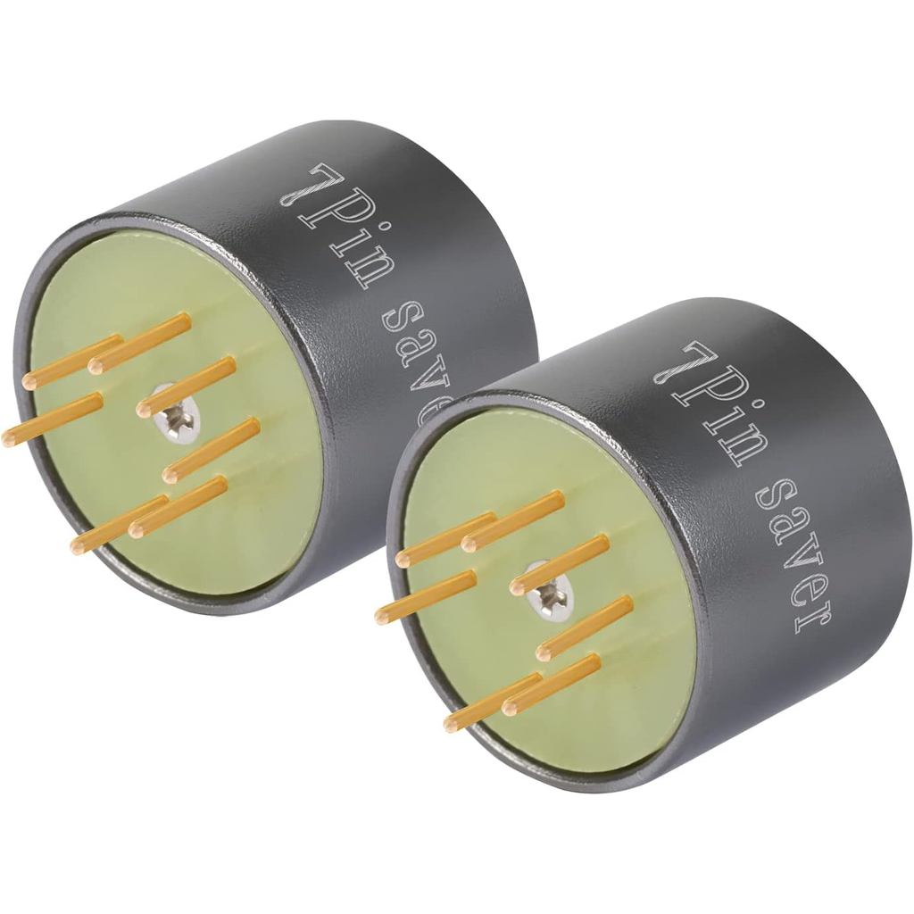 2pcs Amptata Octal 7pin Tube Saver Ceramics 5654W 6J1 6J2 6J3 6J4 6J5 6K5 6AQ5 6X4 6Z4 6AU6 EF95 EZ9