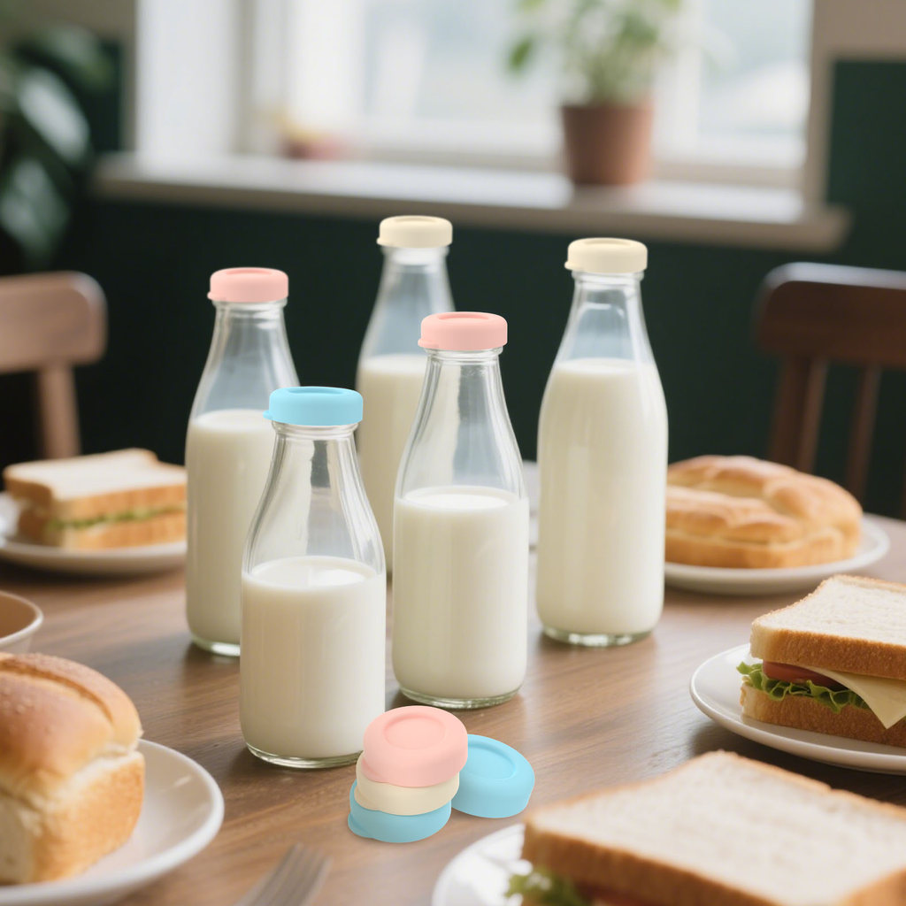 9 ชิ้นนํากลับมาใช้ใหม่คละสีซิลิโคนฝาแก้วขวดแก้วสําหรับ Libbey สําหรับ Stanpac SHOPQJC7432