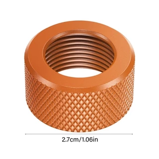 Quu อลูมิเนียม 17 มม.หัว Nut และ ABS ฐานสกรูเกลียวสําหรับแท่นชาร์จแม่เหล็ก Vehicle Mount ที่วางโทรศัพท์อุปกรณ์เสริม