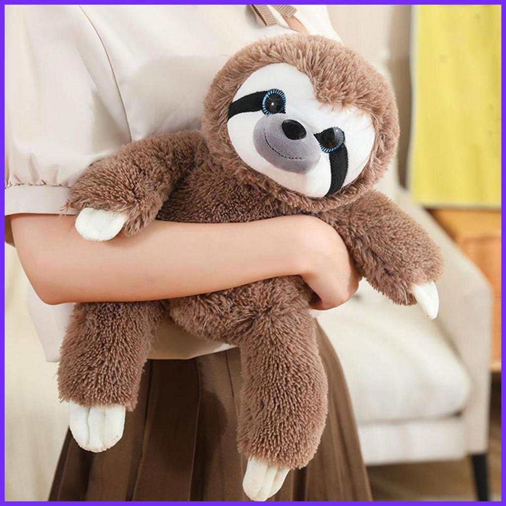 ตุ๊กตา Sloth ตุ๊กตาของเล่นตุ๊กตานุ่ม Sloth หมอนสัตว์ของเล่นตุ๊กตาสัตว์น่ารักนุ่มน่ารัก Sloth Sleepin