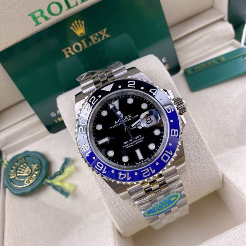 (พร้อมส่งในไทย) นาฬิกา Rolex GMT  Swiss โรงงาน: Clean  Factory V2 Cal 3285 สลับ