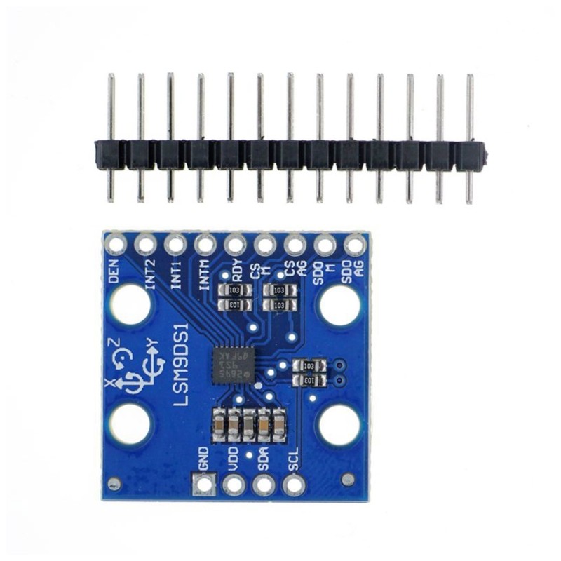 CH LSM9DS1 9-Shaft Sensory Module ความแม่นยํา Accelerometer Gyroscope อิเล็กทรอนิกส์