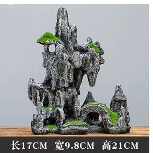 2025 สินค้าใหม่ตู้ปลาเครื่องประดับภูมิทัศน์ถังปลา Rockery เครื่องประดับ Aquarium อุปกรณ์เครื่องประดับภูมิทัศน์ Jiangnan ภูมิทัศน์ Li20251128