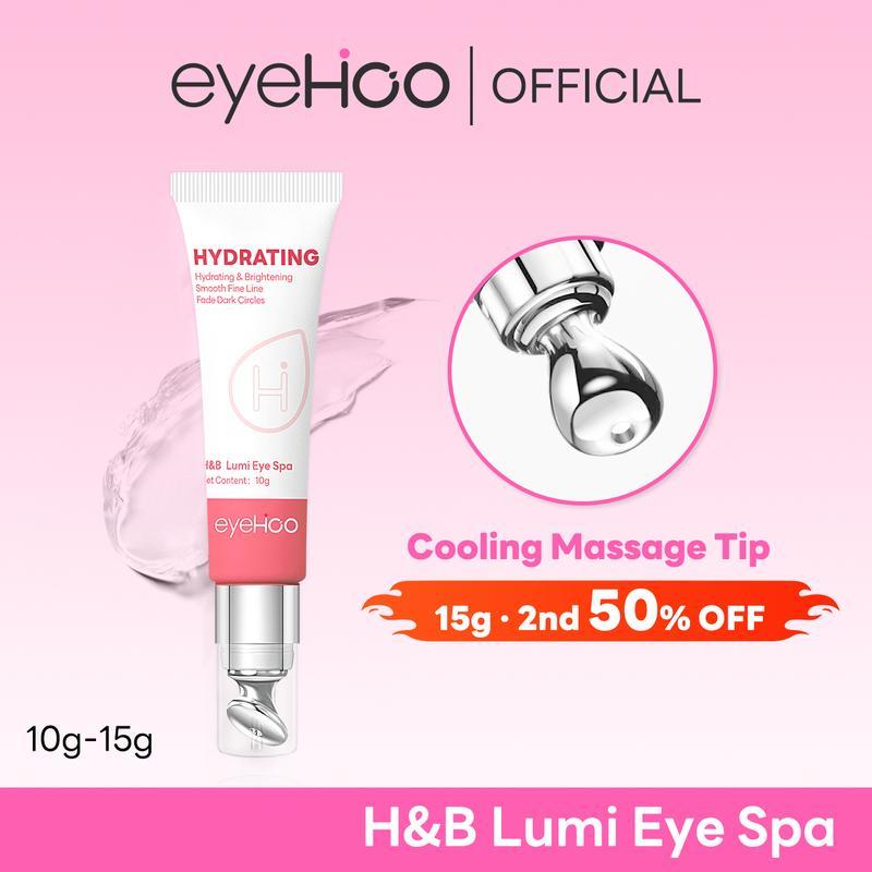 Eyehoo H&B Lumi Eye Spa 15g หัวนวดทําความเย็นเนื้อบางเบา Dark Circle Reduction Eye Care สําหรับทุกสภ