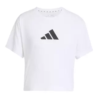 adidas Gym & Training เสื้อยืดเทรนนิง Train Essentials Big Logo Performance ผู้หญิง สีขาว JG8615